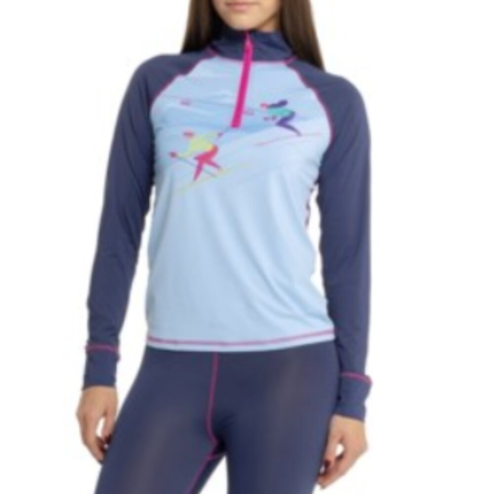 Born Outdoor (Sierra) Blue Base Layer Top